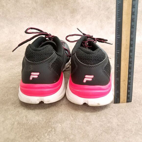 FILA Womens  5RW00526-059 Size 10 Gray PinkTextileLace Up Atlethic Running Shoes - Picture 6 of 10